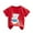 Red, variant on Elabch Toddler Boys Girls Cotton T Shirt Kids Short Sleeve Graphic Tops Crewneck Button Sleepwear Tshirt Summer Soft Basic T Shirt Size 2Y-6Y