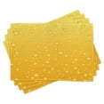 thumbnail image 1 of Ambesonne Yellow Place Mats Set of 4, Ombre Like Beer Glass, Standard Size, Yellow, 1 of 6