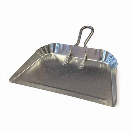 Fulton 1025574 18 x 17 in. Fulton Steel Heavy Duty Dust Pan, Silver