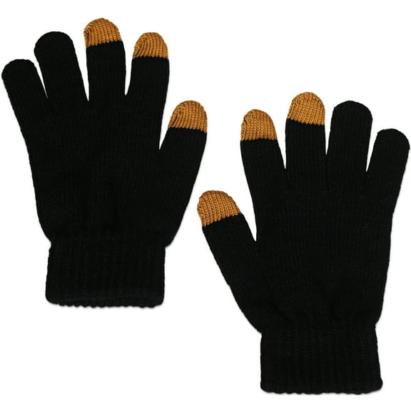 Eurow® Knitted Touch Screen Gloves Pair