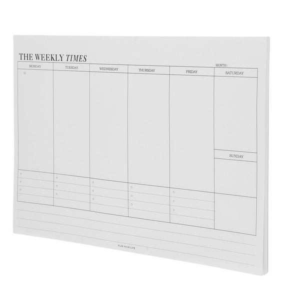 Hemoton Weekly Planner Tear off Undated Weekly Desk Planner Notepad Weekly Calendar Planner Weekly to do Planner Work Planner Organizer for Home Students