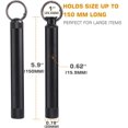 thumbnail image 5 of EcoNesxp Pocket Size Tube Waterproof Holder Tube Connector for Travel with Keychain Sealed Tube Container Metal Storage Tube, 5 of 5