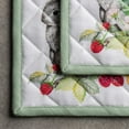 thumbnail image 4 of Maison d' Hermine Printemps 100% Cotton Set of 2 Pot Holders with Loop Heat Resistant for BBQ | Cooking | Baking | Grilling | Microwave | Barbecue | Spring/Summer (8 Inch by 8 Inch)., 4 of 5