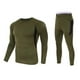 thumbnail image 1 of Qarigey Ropa interior térmica de invierno para hombre, mallas para mantener el calor, conjuntos de ropa para hombre, calzoncillos transpirables y Camisetas Verde oscuro L Qarigey AP013256-03, 1 of 6