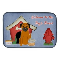 Carolines Treasures BB2793DDM Dog House Collection Border Terrier Dish Drying Mat
