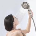 TRAHOOHandheld Shower Head with 10Pattern, Modern Design Handheld