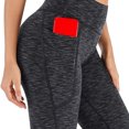 thumbnail image 4 of Wyobmus High Waist Flare Leggings With Phone Pocket for Women Tummy Control Bell Bootcut Leggingscozy Elastic Waist Workout Sports Running Yoga Pants S-5X C-Dark Gray, 4 of 7