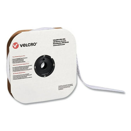 

Sticky-Back Fasteners Loop Side 1 X 75 Ft White | Bundle of 2 Rolls
