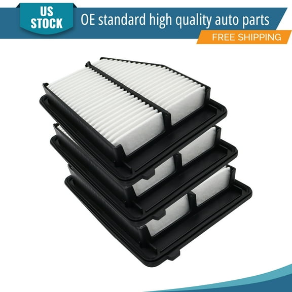 YXPCARS 3PCS Front Engine Air Filter for 2013-2015 Acura ILX 2012 - 2015 Honda Civic, New Air Filter Replacement (CA11113)