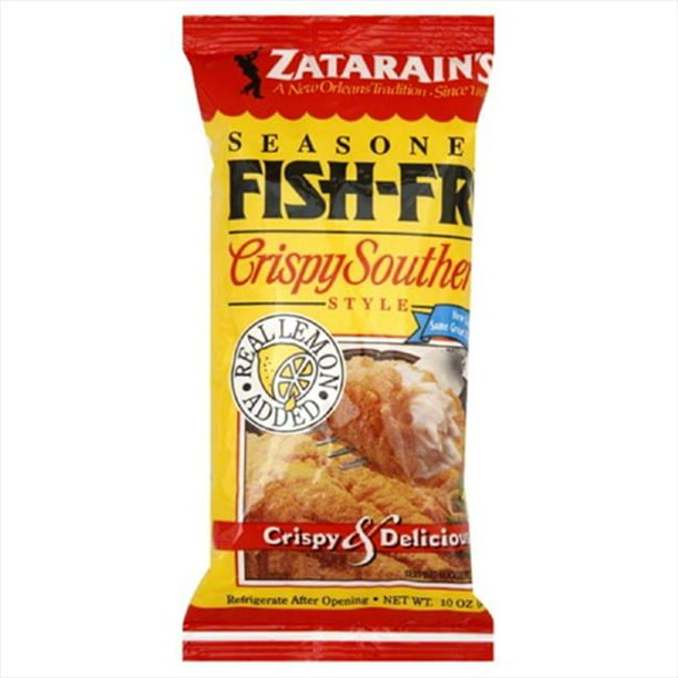 Zatarains Seasoning Fish Fri Crspy Plyb-10 Oz -Pack Of 12 - Walmart.com