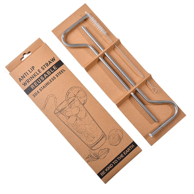 Paille en Acier Inoxydable 304 pour Femmes Rouge à Lèvres Paille Métal avec Embout en Silicone Support Baril Perles Arc-en-Ciel 1-dolar avec Pochettes Réutilisables en Silicone Pliable avec Embout en Silicone 10j10 Tube en Verre