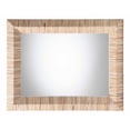 thumbnail image 2 of bali & pari Adino Bohemian Woven Natural Grasscloth Rectangle Accent Mirror, 2 of 5
