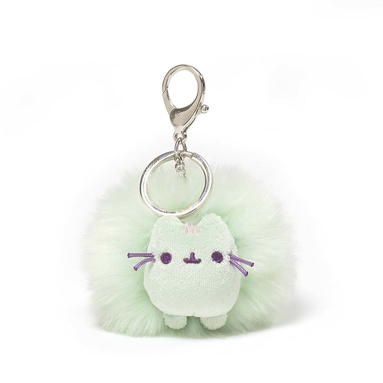 Pusheen Poof Keychain Backpack Clip pom pom GUND key holder (1poof