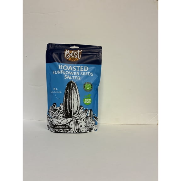 BESTPLUS ROASTED SALTED SUNFLOWER SEEDS(10oz,284gr)
