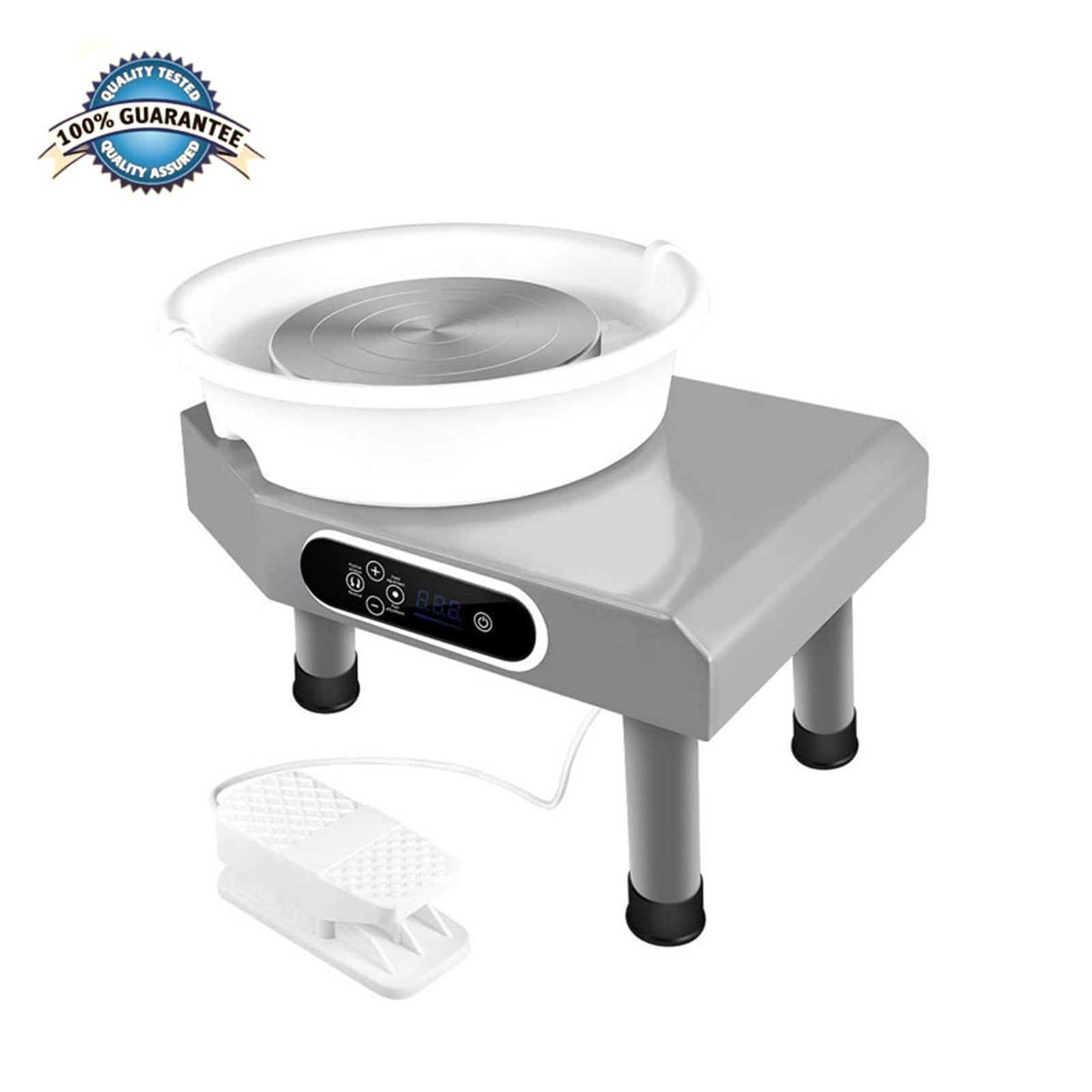 Ceramic Work Clay Technology School Teaching Ceramics 350W Ceramic LCD Electric Wheel, Using Detachable Basins ,Wide Ranging Usage