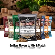 (2 pack) Pit Boss 100% All-Natural Hardwood Competition Blend BBQ Grilling Pellets, 40 Pound Bag