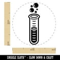 thumbnail image 2 of Glass Bubbling Test Tube Chemistry Science Self-Inking Rubber Stamp Ink Stamper - Fuchsia Ink - Medium 1 Inch, 2 of 7