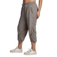 thumbnail image 3 of RBX Active Women's Plus Size Lightweight Woven Capri Pant With Pockets, 3 of 6