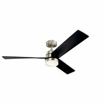 300275NI Kichler Lighting Spyn - Ceiling Fan with Light Kit - 14.5 inches tall by 52 inches wide-Brushed Nickel Finish