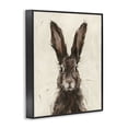 thumbnail image 3 of Stupell Industries Rustic Lodge Brown European Rabbit Hare Black Framed Giclee Art, 11 x 14, by Ethan Harper, 3 of 8