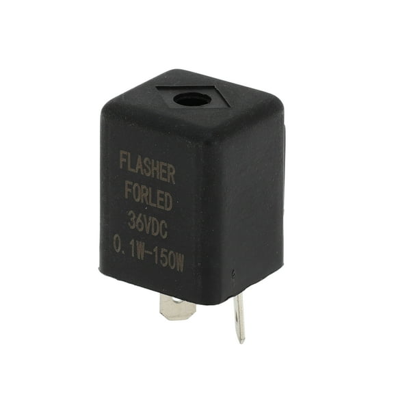 Unique Bargains 2 Pins 36V Auto Relay Waterproof Car Relay Car Motorcycle Truck Boat Multi Purpose 1 Pc Black Asymmetrical