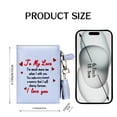 thumbnail image 2 of OIDERY Custom Design Small Wallets for Women Bifold Slim Coin Purse Zipper ID Card Holder PU Leather Gift for Family,Friends, 2 of 11