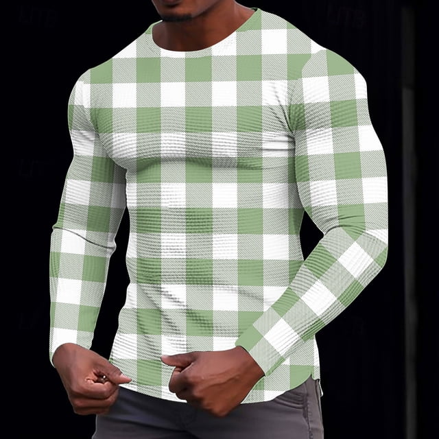 Blusas y camisas de manga larga con cuello redondo para hombre, ropa deportiva para el hogar, pijamas, camisetas casuales holgadas de color liso, blusa deportiva de poliéster para hombre