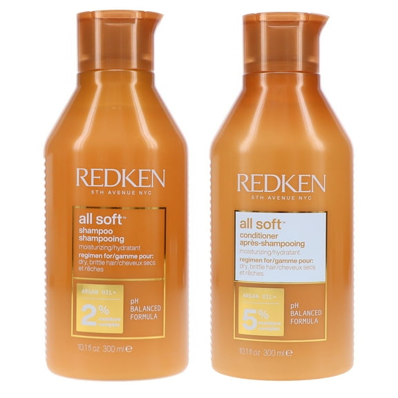 Redken All Soft Shampoo 10.1 oz & Conditioner 10.1 oz Combo Pack