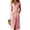 c01Pink, variant on LNWUY Linen Dresses for Women Fashion Summer Sleeveless Button Down Maxi Sundresses Casual V Neck Pocket Dress Blue L