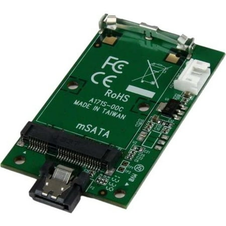 StarTech SATA to mSATA SSD Adapter Port Mounted SATA to Mini SATA Converter