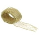 thumbnail image 1 of rollo de cinta de malla brillante con alambre para envolver regalos, coronas, manualidades y decoraciones navideñas., 1 of 7