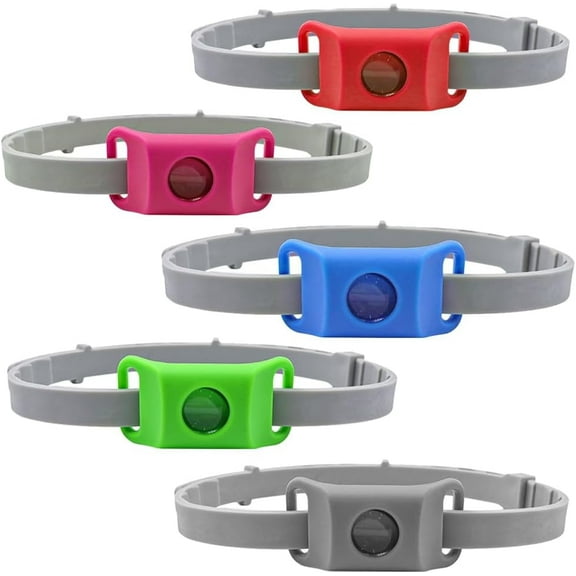 Clavya Tags for Dogs,Clavya Natural Collar,100% Natural Ingredients,Extremely Stretchable,Waterproof Design,Adjustable Size for Every Dog (5PCS)