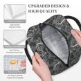 thumbnail image 3 of Yiaed Snake Print Lunch Bag Adult Insulated Lunch Box, Leakproof Cooler Food Lunch Containers Reusable High Capacity Lunch Tote Bags-One Size, 3 of 6