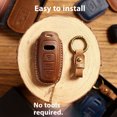 thumbnail image 4 of Shengyu Car Cowhide Offers And Style Car Key Case Cowhide Car Key Of And Leather Holder Smart Protector Way Key Key Cover black, 4 of 6
