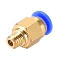 thumbnail image 2 of Conector de tubo M6 Uxcell para fijaciones de impresora 3D, para tubo de 4mm y filamento de 1.75mm 2PCS, 2 of 5