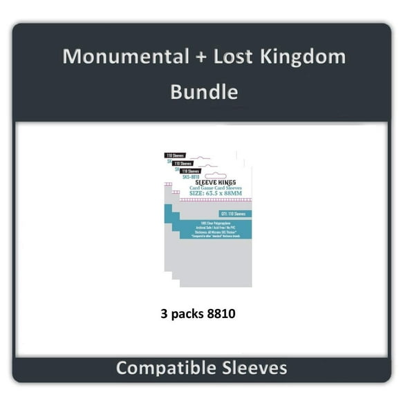 Manchon Compatible Extension Monumental + Royaume Perdu Bundle (8810 X 4)