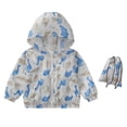 thumbnail image 3 of Curuila Infant Child Girls Coat With Zipper Long Sleeve Dinosaur Print Hooded Jacket For Girls Summer Lightweight Comfort Outerwear Size 3-4 Years, 3 of 9