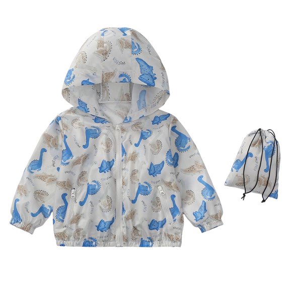 Venzia Girls All Over Print Hoodie, Kids Long Sleeve Casual Pullover Hooded Sweatshirt