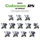 thumbnail image 3 of Joovy Caboose RS Sit & Stand Double Stroller for Children Up to 55 lb. with All-Terrain Wheels, UPF50+ Sun Canopy & Magnetic 5-Point Safety Harnesses, Slate, 3 of 5