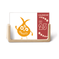 thumbnail image 1 of Yellow Alien Creature Art Deco Fashion Desk Calendar Desktop Decoration 2023, 1 of 3