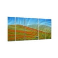 thumbnail image 3 of All My Walls 0040ME00007 Poppy Fields Wall Sculpture, Blue - Oversize, 3 of 5