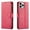 Pink, variant on iPhone 13 Pro Max Case, [Not fit for iPhone 13/Mini/Pro], Included [Tempered Glass Screen Protector], Starshop Premium Leather Wallet Pocket Credit Card Slots-Brown