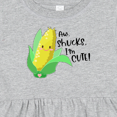 thumbnail image 4 of Inktastic Aw, Shucks, I'm Cute Corn Humor Girls Baby Dress, 4 of 5