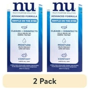 (2 pack) Renu Contact solution, Advanced Triple Disinfectant Formula 2 fl oz