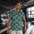thumbnail image 3 of Wukai Cartoon Poodle Dog Print Men's Short-Sleeved Mesh T-Shirt,Quick-Dry Short Sleeve Workout T-Shirt-3X-Large, 3 of 8