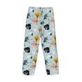 thumbnail image 4 of Kdxio Elephant Tree Print Men's Sleep Pajama Pant Lounge Pants with Pockets, 4 of 8