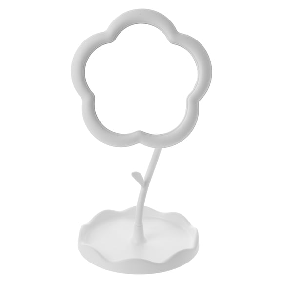 Desktop Makeup Mirror Vanity Mirror Flower Shape Cosmetics Mirror Tabletop Make Up Mirror