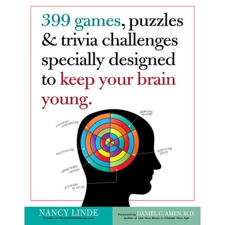 Brain Teaser Christmas Trivia 399 Games, Puzzles & Trivia Challenges Specially Designed to Keep Your Brain Young. - Paperback ()