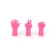 thumbnail image 2 of 6 uds lindo tejido punto tapa aguja punta tapón protector tapas (rosa roja), 2 of 5