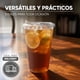 thumbnail image 4 of Berry Bloom 50 Vasos Desechables de Plástico con Tapa Tipo Boquilla, 24 oz (710 ml) Transparentes, Resistentes y Perfectos para Bebidas Frías, 4 of 5